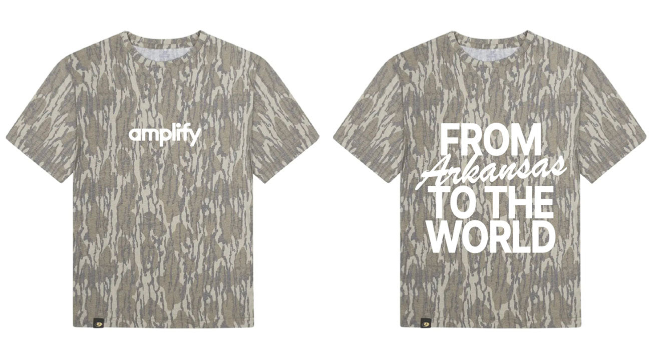 Bottomland Camo Branded Amplify Shirt- Oversized