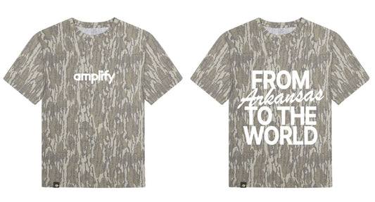 Bottomland Camo Branded Amplify Shirt- Oversized