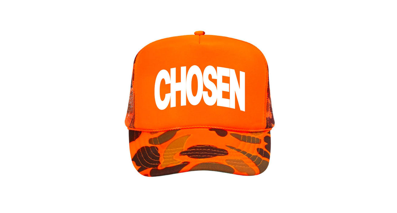 Orange/Camo Chosen Hat